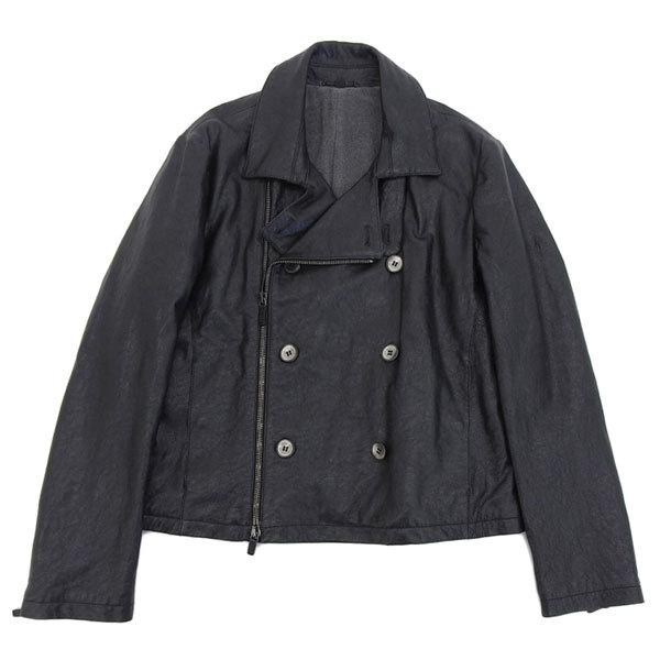 美品 ジョルジオアルマーニ GIORGIO ARMANI 極上 レザーライダース 