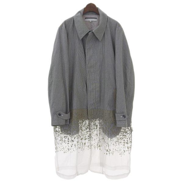 ANREALAGE 美品 アンリアレイジ 千鳥格子 シアーグラデーション 