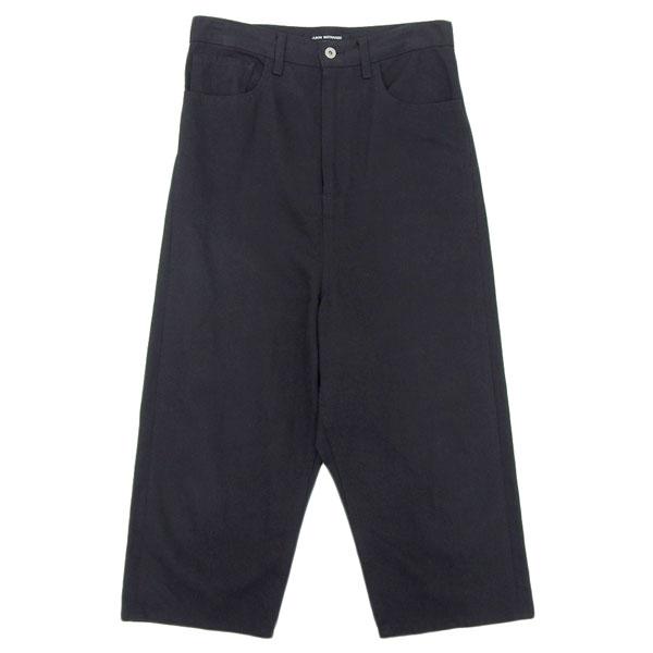 ジュンヤワタナベ JYUNYA WATANABE ブラックデニム サルエルパンツ メンズ ブラック sizeS コットン リネン JS-P039 2017SS Y03400