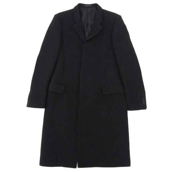 美品 エンポリオ アルマーニ Armani チェスター コート メンズ 黒 ブラック Size 46 クリーニング済 W Brand Closet 通販 Yahoo ショッピング
