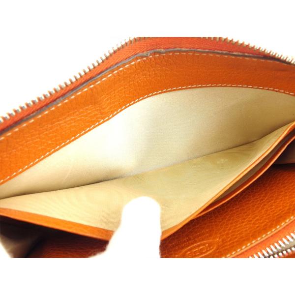 日本正規品 トッズ Tod S 長財布 ラウンドファスナー レディース メンズ 中古 人気 セール C3461 ラウンド