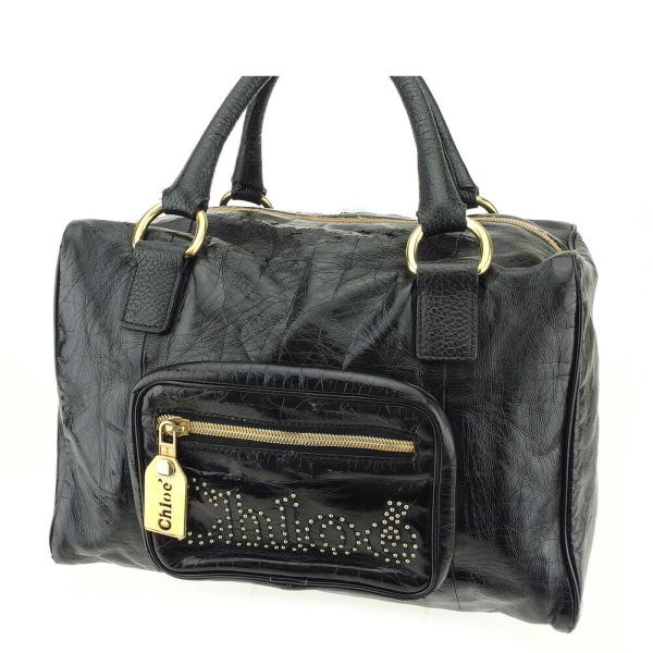 再×7お値下げ品！ 美品　Chloe ブラックボストンバッグ 楽天市場】CHLOE クロエ マザーズバッグ ボストンバッグ ショルダー