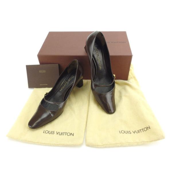 美品】LOUIS VUITTON☆パンプス☆22.5cm☆ボルドー☆ 【公式通販】