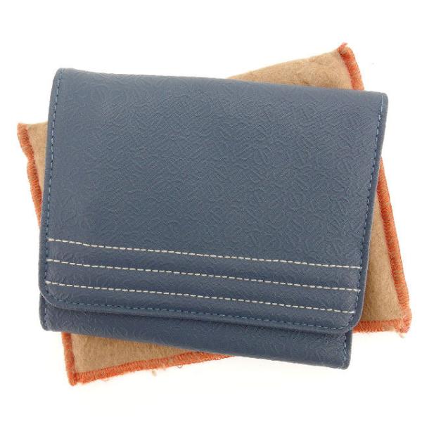LOEWE（ロエベ） 【30％OFFクーポン】ロエベ 三つ折り財布 ファスナー