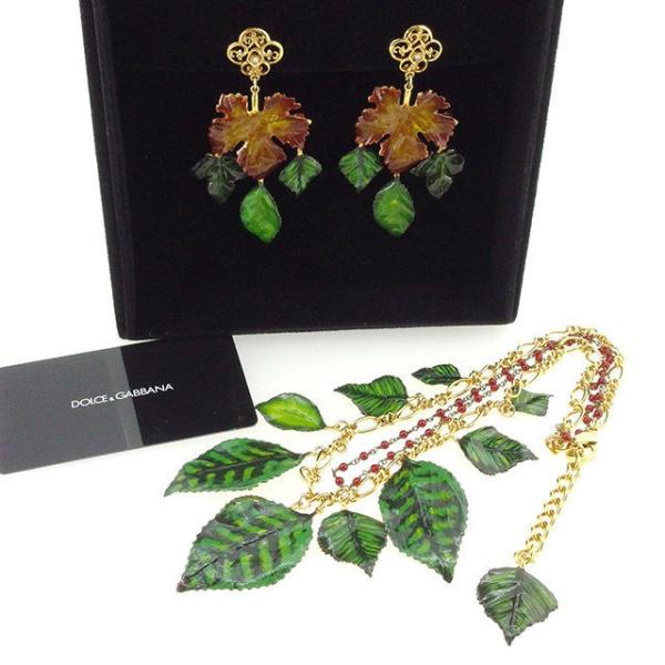 DOLCE&GABBANA ドルチェ&ガッバーナ ネックレス セット イヤリング 