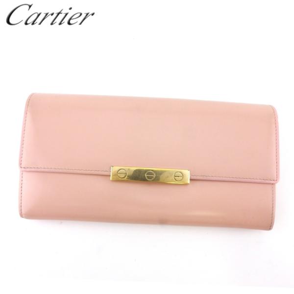 【BIGお買い物ラリー★30%OFFセール中】カルティエ CARTIER 長財布ラブコレクション ピンク ゴールド レディース 中古 Cartier（カルティエ） 【新春セール☆30%OFFクーポン】カルティエ 長