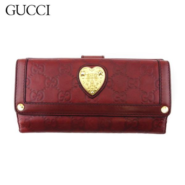 グッチシマ 【超PayPay祭☆30%OFFクーポン】グッチ 長財布 Wホック