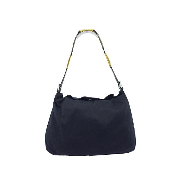【30％OFF★9月限定SALE】フェンディ FENDI ショルダーバッグ FFプレート ブラック ゴールド シルバー レディース 中古