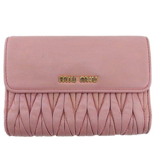 miu miu（ミュウミュウ） 【30%OFFクーポン】ミュウミュウ 長財布 