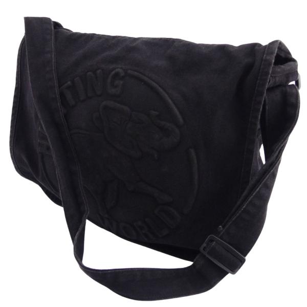 【BIGお買い物ラリー★30%OFFセール中】ハンティングワールド HUNTING WORLD ショルダーバッグジャスパー エレファントマーク ブラック レディース 中古 年末ラストセール☆30%OFF】ハンティングワールド HUNTING WORLD