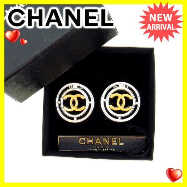 シャネル Chanel イヤリング アクセサリー レディース ヴィンテージ ラッピング無料 ココマーク ゴールド素材 良品 中古 シルバー ゴールド セール シルバー C1939