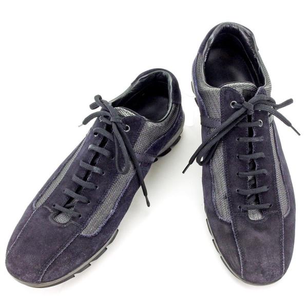 プラダ Prada スニーカー 毎週更新 中古 メンズ ブラック