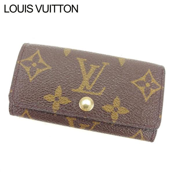 ルイ ヴィトン Louis Vuitton キーケース 4連キーケース レディース メンズ C3321 驚きの値段 モノグラム セール 人気 ミュルティクレ4 M 中古