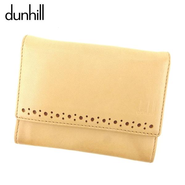 ダンヒル Dunhill カードケース 名刺入れ レディース メンズ E1264 セール 中古 人気 パンチング 海外輸入
