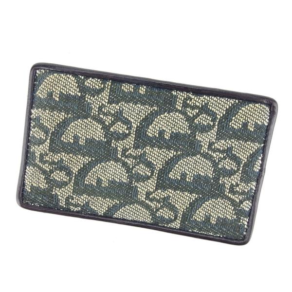 ディオール ｄｉｏｒ カードケース 名刺入れ パスケース 人気 大幅値下げランキング トロッター 中古 レディース E1357