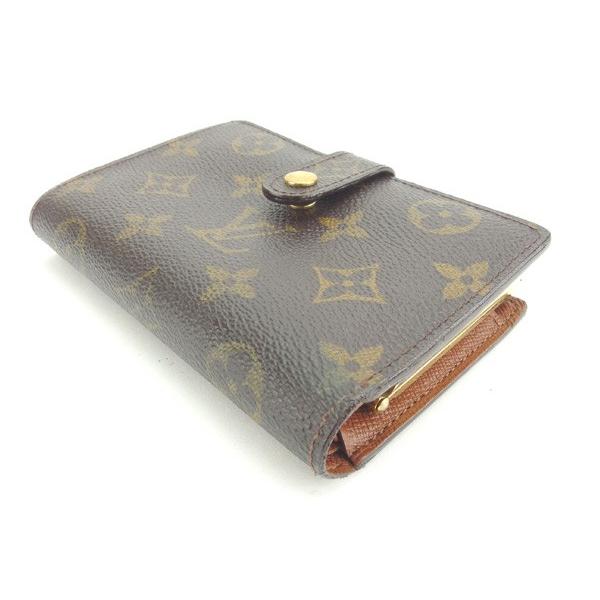 ルイヴィトン Louis Vuitton がま口財布 二つ折り メンズ可 モノグラム ポルトモネビエヴィエノワ 中古 M 割り引き E932