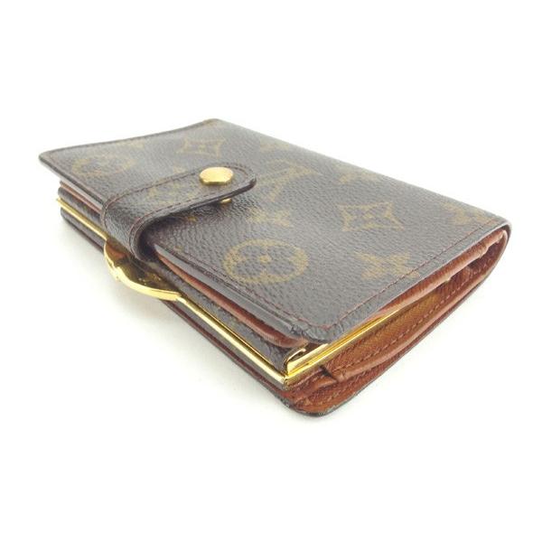 ルイヴィトン Louis Vuitton がま口財布 二つ折り メンズ可 モノグラム ポルトモネビエヴィエノワ 中古 M 割り引き E932