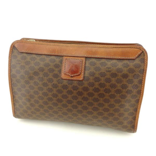 セリーヌ Celine クラッチバッグ セカンドバッグ マカダム 中古 レディース 特価キャンペーン メンズ