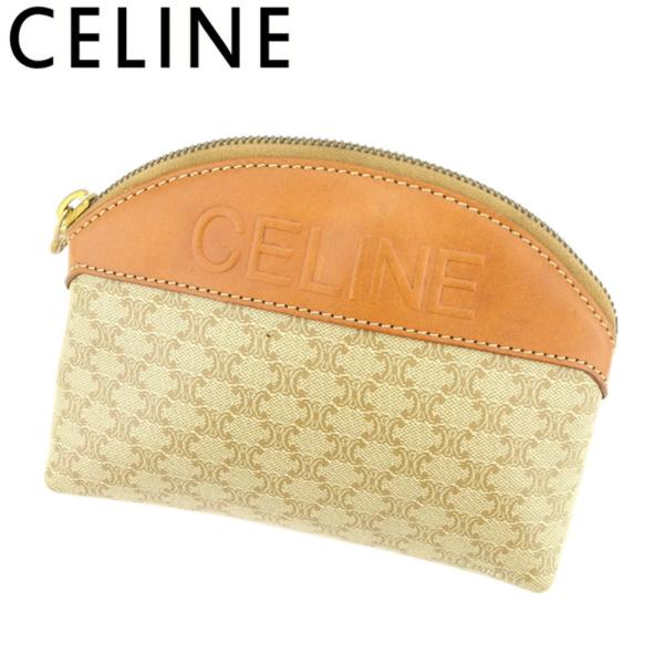 セリーヌ Celine 通販 激安 ポーチ 化粧ポーチ 中古 マカダム メンズ レディース