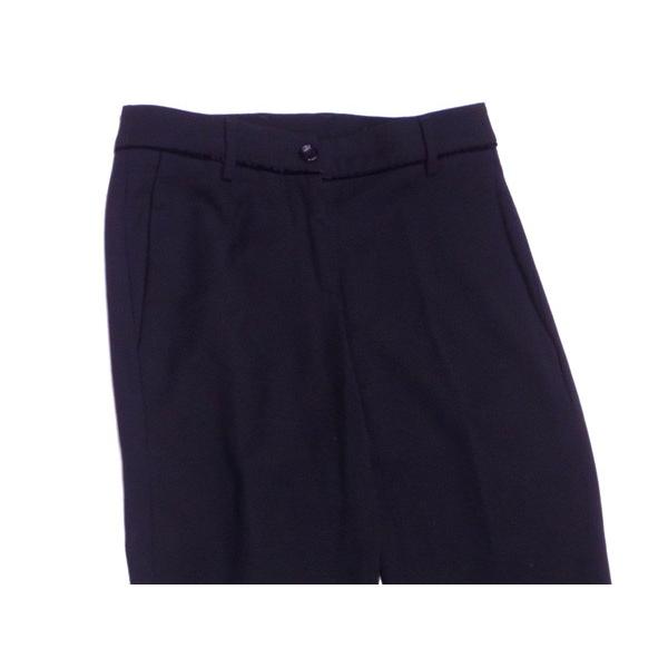 ドルチェamp ガッバーナ Dolceamp Gabbana テレビで話題 パンツ センタープレス 22 ドルガバ 中古 36 レディース ブラック