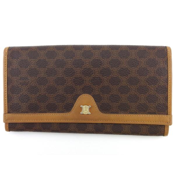セリーヌ 長財布 がま口 財布 レディース 中古 マカダム Celine メンズ Seasonal Wrap入荷