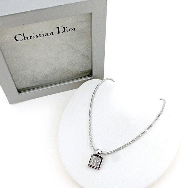 ディオール Dior ネックレス トロッター シルバー レディース バーゲンセール 中古 Necklace メンズ