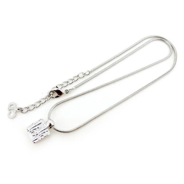 ディオール Dior ネックレス トロッター シルバー レディース バーゲンセール 中古 Necklace メンズ