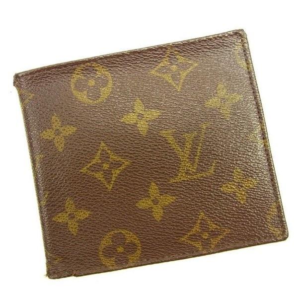 ルイヴィトン 二つ折り財布 廃盤モノグラム レディース ポルト  