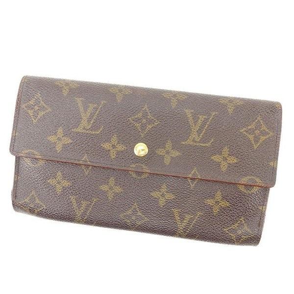 ルイ ヴィトン Louis Vuitton 三つ折り財布 高級品 長財布 メンズ M レディース ポルトトレゾールインターナショナル 可 モノグラム