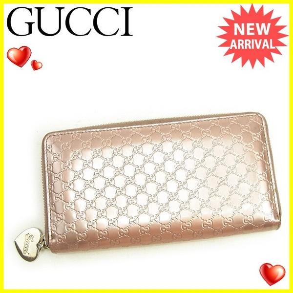 グッチ ｇｕｃｃｉ 長財布 ラウンドファスナー レディース セール T1225 人気 中古 マート マイクロｇｇ