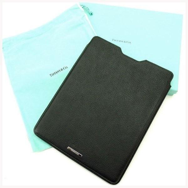 TIFFANY&Co. ティファニー iPadケース レディース ブラック 中古 TIFFANY&Co. ティファニー iPadケース レディース ブラック 中古