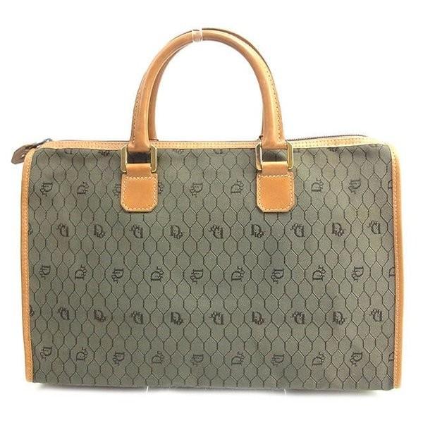 ディオール Dior バッグ ハンドバッグ オールド グレー ブラウン レディース メンズ 中古 Bag Japansmallboatlicense Com