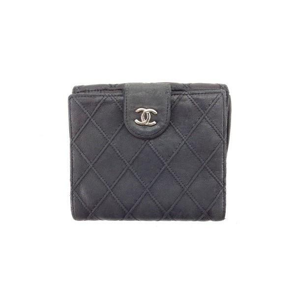 ｃｈａｎｅｌ シャネル マトラッセ Wホック財布 セール Wホック財布 メンズ可 マトラッセ Depot 二つ折り財布 T Brand