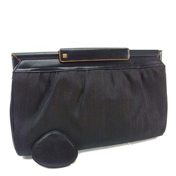 【BIGお買い物ラリー★30%OFFセール中】コンテス COMTESSE セカンドバッグCマーク ブラック×ゴールド レディース 中古 COMTESSE（コンテス） 【年末ラストセール☆30%OFFクーポン】コンテス