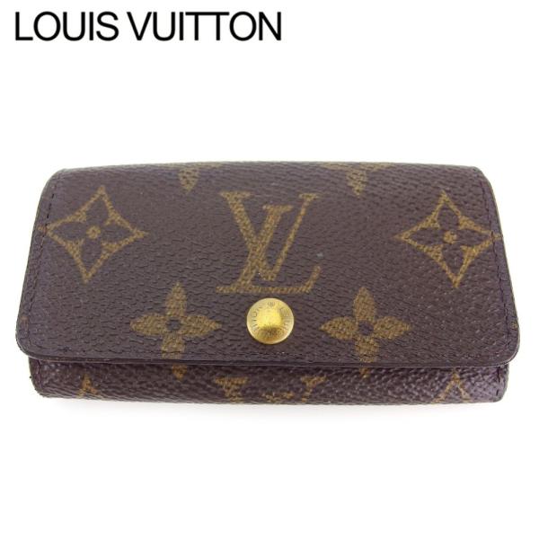 ルイ ヴィトン キーケース 4連キーケース レディース メンズ ミュルティクレ4 M Louis モノグラム Vuitton 店内全品対象 中古