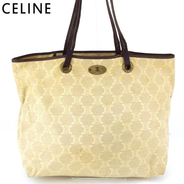 セリーヌ トートバッグ トート ショルダーバッグ レディース マカダム 中古 Celine 年末年始大決算 メンズ