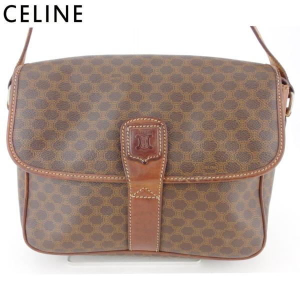 セリーヌ ついに再販開始 ショルダーバッグ 斜めがけショルダー バッグ レディース マカダム 中古 メンズ Celine