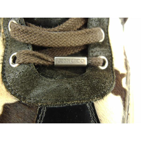ジミーチュウ スニーカー シューズ 靴 メンズ 在庫限り 中古 アニマル柄 ｊｉｍｍｙ ｃｈｏｏ 41