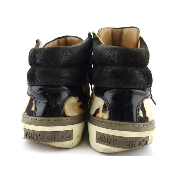 ジミーチュウ スニーカー シューズ 靴 メンズ 在庫限り 中古 アニマル柄 ｊｉｍｍｙ ｃｈｏｏ 41