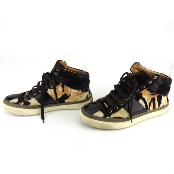 ジミーチュウ スニーカー シューズ 靴 メンズ 在庫限り 中古 アニマル柄 ｊｉｍｍｙ ｃｈｏｏ 41