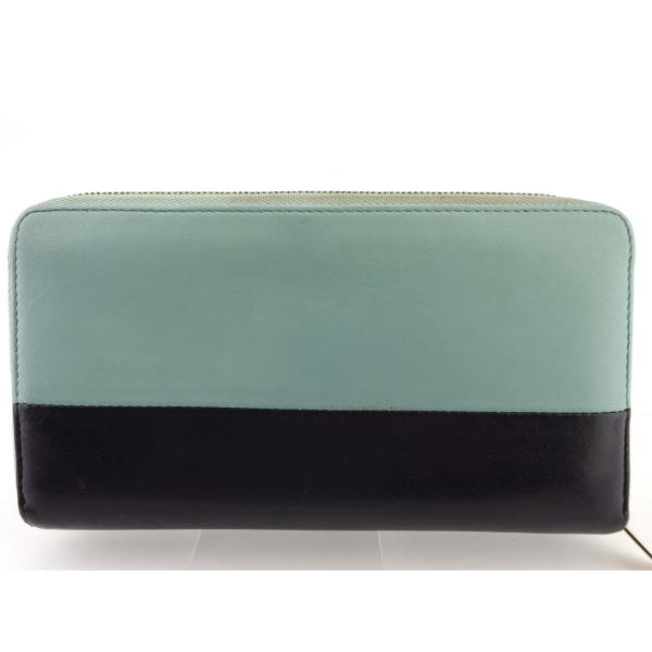 セリーヌ 長財布 ラウンドファスナー ハイクオリティ レディース バイカラー ｃｅｌｉｎｅ 中古 メンズ