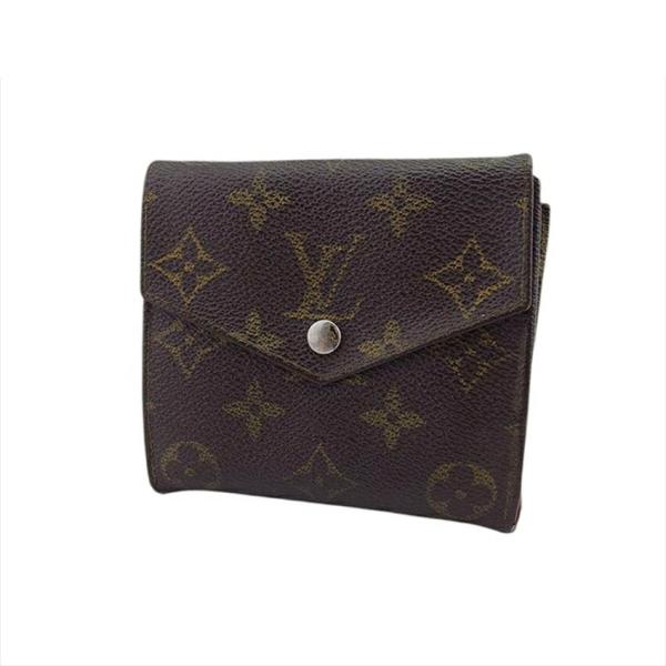 【BIGお買い物ラリー★30%OFFセール中】ルイ・ヴィトン LOUIS VUITTON 二つ折り財布モノグラム ポルトモネビエ（旧タイプ） ブラウン ベージュ ゴールド レディース 中古 LOUIS VUITTON（ルイ・ヴィトン） 【初売りSALE☆30%OFFクーポン】ルイ