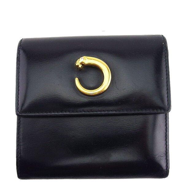 【希少】Cartier パンテール 三つ折り財布 黒 楽天市場】【財布】 Cartier カルティエ パンテール パンサー 3つ折