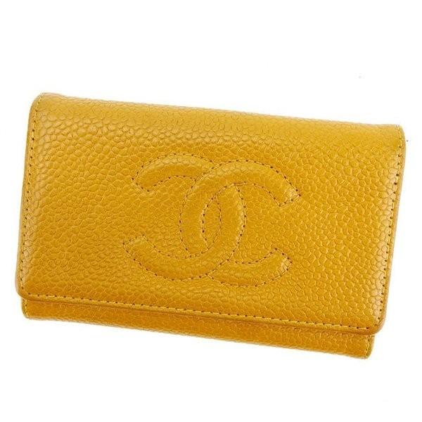 シャネル Chanel キーケース 6連 ココマーク キャメル 中古 Key 秋冬新作 Case ゴールド メンズ レディース