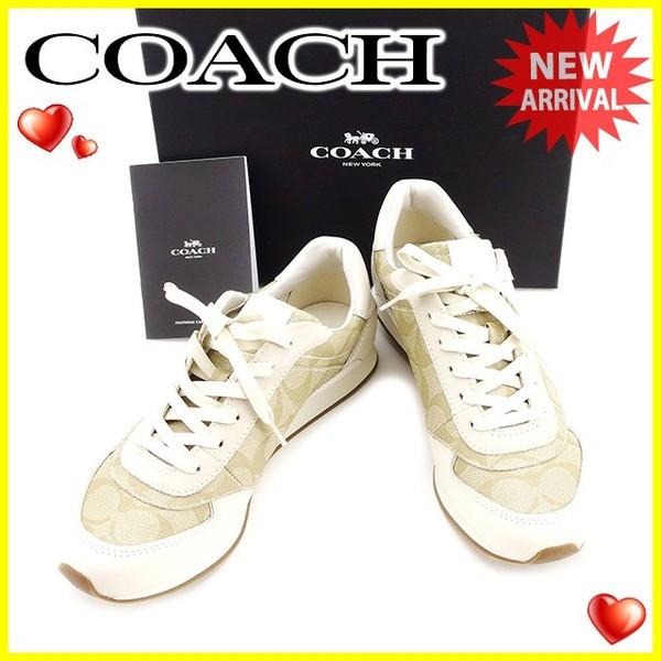 コーチ Coach スニーカー シューズ 靴 レディース 8b ローカット Q6735a9873 シグネチャー 未使用 新品 未使用品 T2958 Buyee Buyee Japanese Proxy Service Buy From Japan Bot Online