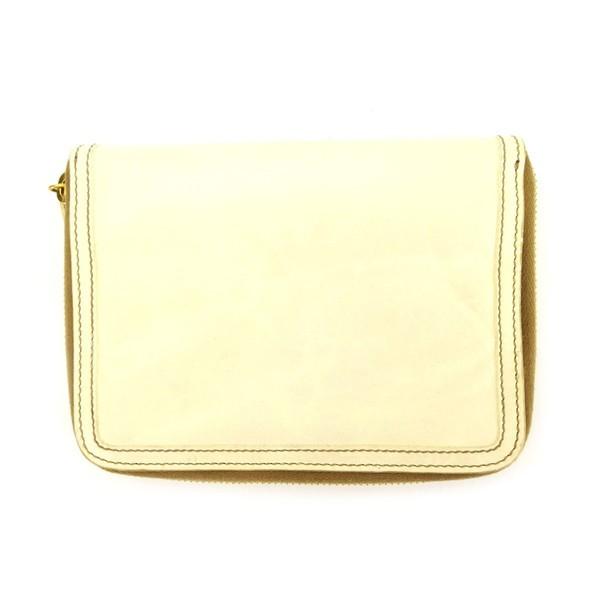 ミュウミュウ Miu 手帳カバー ロゴ 舗 レディース メンズ オフホワイト 中古