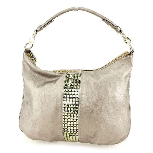 ピンキー ダイアン Francesco 卓出 Biasia バッグ ショルダーバッグ ゴールド系 シルバー Bag スタッズ 中古 レディース