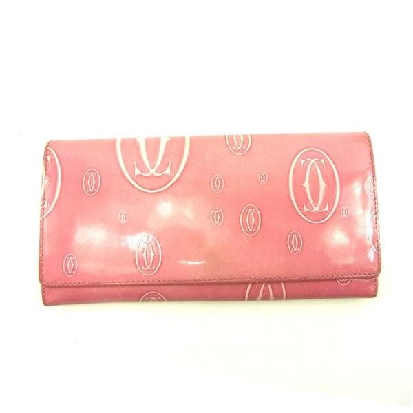 カルティエ 長財布 バーバリー Cartier レディース 財布 長財布 ハッピーバースデー ピンク レディース 中古 T4625 Brand Depot