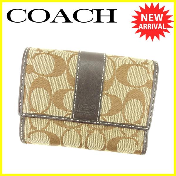 コーチ 三つ折り 財布 シグネチャー レディース メンズ 可 中古 T46 Buyee 日本代购平台 产品购物网站大全 Buyee一站式代购 Bot Online