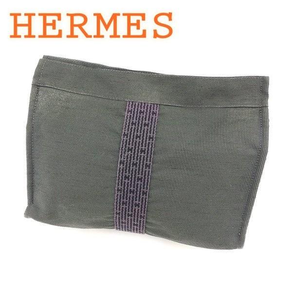エルメス 中古 Hermes レディース バッグ クラッチバッグ エールライン グレー 灰色 レディース グレー メンズ 中古 Bag T6431 Brand Depot